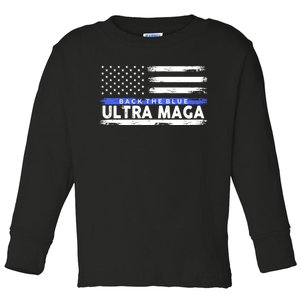 Ultra MAGA Maga King Toddler Long Sleeve Shirt