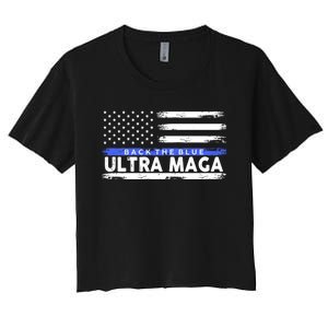 Ultra MAGA Maga King Women's Crop Top Tee