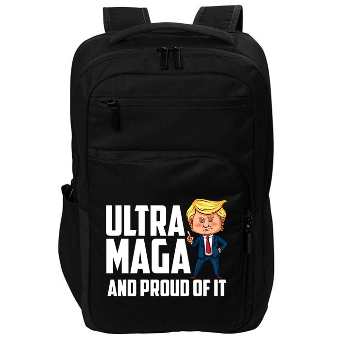 Ultra Maga Shirt Trump Ultra Maga And Proud Of It Impact Tech Backpack