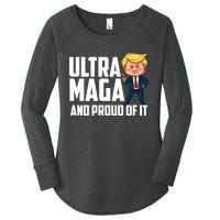 Ultra Maga Shirt Trump Ultra Maga And Proud Of It Women's Perfect Tri Tunic Long Sleeve Shirt