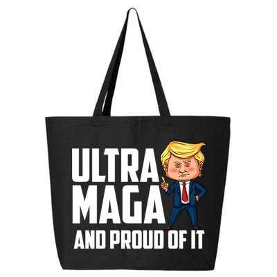 Ultra Maga Shirt Trump Ultra Maga And Proud Of It 25L Jumbo Tote