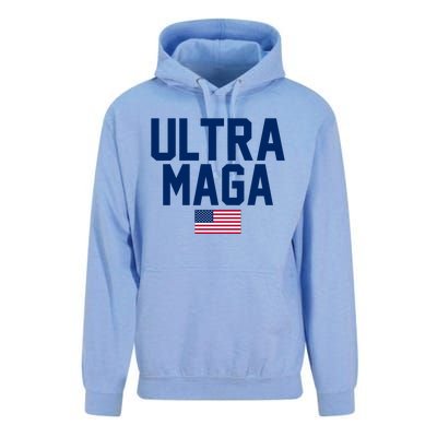 Ultra MAGA Shirt Maga King Funny Anti Biden American Flag Pro Trump Trendy Unisex Surf Hoodie