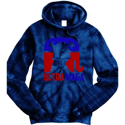 Ultra MAGA Shirt Pro Trump Funny Anti Biden Republican Gift Tie Dye Hoodie