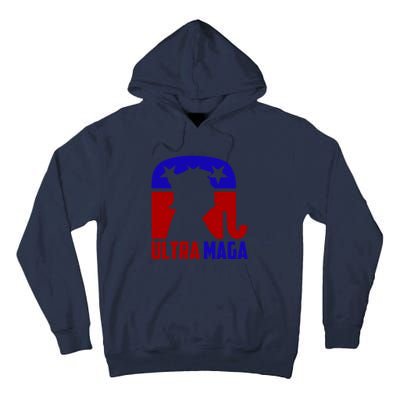 Ultra MAGA Shirt Pro Trump Funny Anti Biden Republican Gift Tall Hoodie