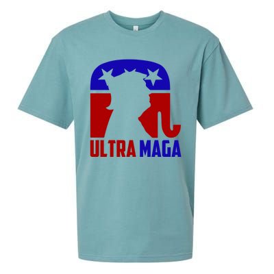 Ultra MAGA Shirt Pro Trump Funny Anti Biden Republican Gift Sueded Cloud Jersey T-Shirt