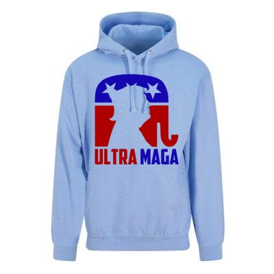 Ultra MAGA Shirt Pro Trump Funny Anti Biden Republican Gift Unisex Surf Hoodie