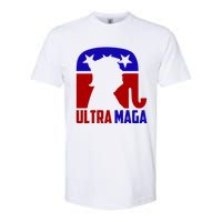 Ultra MAGA Shirt Pro Trump Funny Anti Biden Republican Gift Softstyle CVC T-Shirt