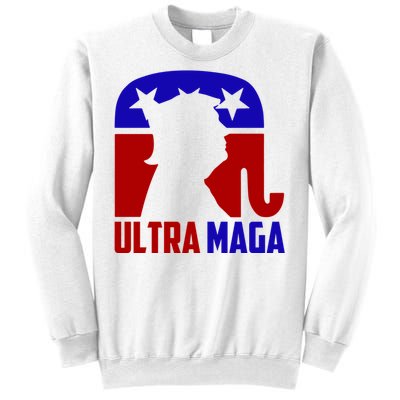 Ultra MAGA Shirt Pro Trump Funny Anti Biden Republican Gift Sweatshirt