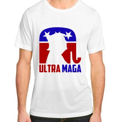 Ultra MAGA Shirt Pro Trump Funny Anti Biden Republican Gift Adult ChromaSoft Performance T-Shirt