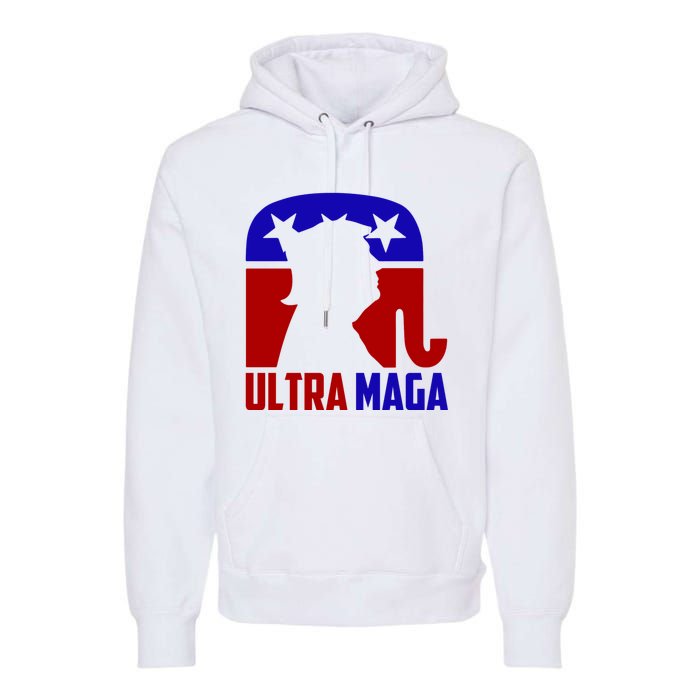 Ultra MAGA Shirt Pro Trump Funny Anti Biden Republican Gift Premium Hoodie