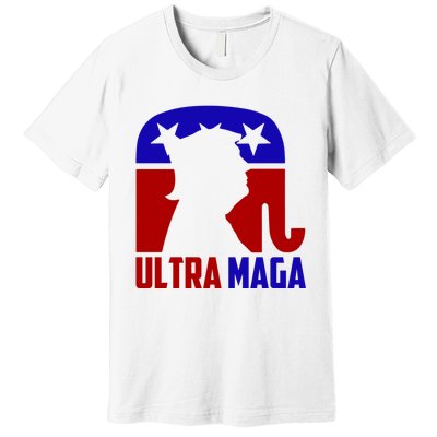 Ultra MAGA Shirt Pro Trump Funny Anti Biden Republican Gift Premium T-Shirt