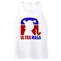 Ultra MAGA Shirt Pro Trump Funny Anti Biden Republican Gift PosiCharge Competitor Tank