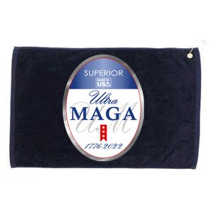 Ultra MAGA Superior 1776 2022 Parody Trump 2024 Anti Biden Grommeted Golf Towel