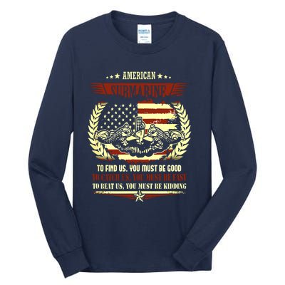 US Military Submarine Gift For A Veteran Submariner Tall Long Sleeve T-Shirt