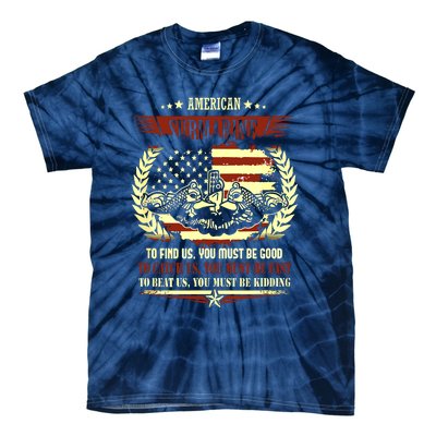 US Military Submarine Gift For A Veteran Submariner Tie-Dye T-Shirt