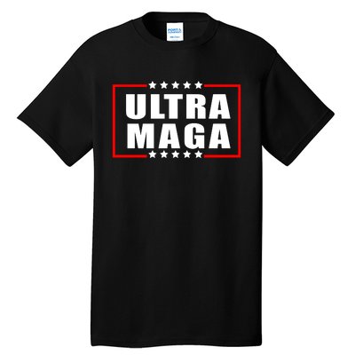 Ultra Maga Slogan With Stars Graphic Tall T-Shirt