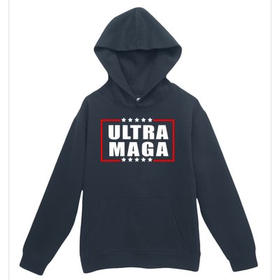 Ultra Maga Slogan With Stars Graphic Urban Pullover Hoodie