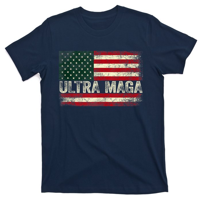 Ultra Maga Shirt US Flag Tee USA Top American Ultra Mega T-Shirt