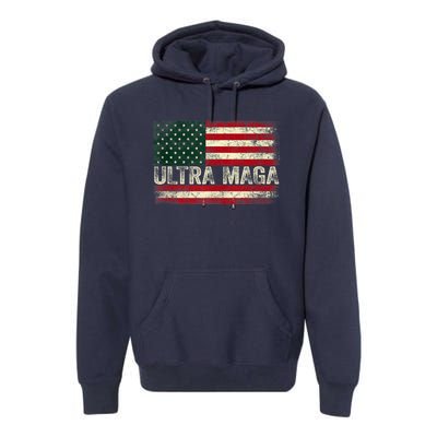 Ultra Maga Shirt US Flag Tee USA Top American Ultra Mega Premium Hoodie