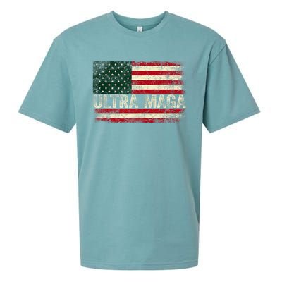 Ultra Maga Shirt US Flag Tee USA Top American Ultra Mega Sueded Cloud Jersey T-Shirt