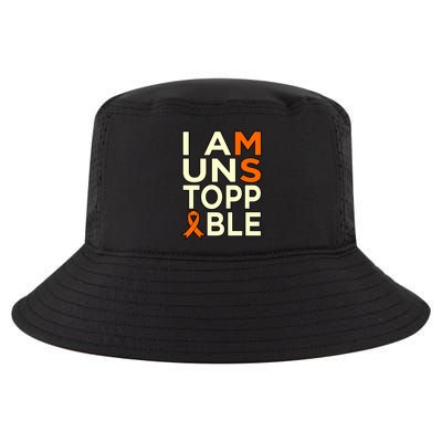 Unstoppable Multiple Sclerosis Awareness Support Graphic Cute Gift Cool Comfort Performance Bucket Hat
