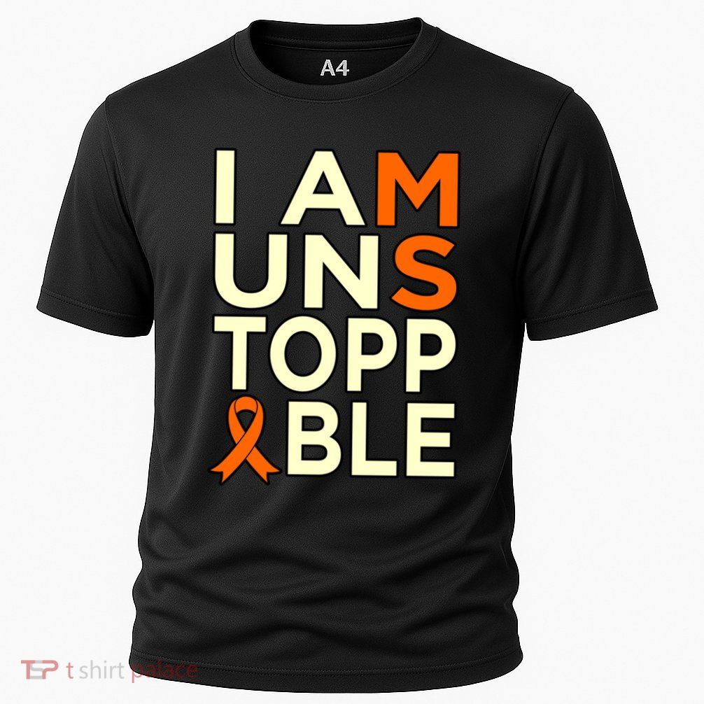 Unstoppable Multiple Sclerosis Awareness Support Graphic Cute Gift Performance Shirt