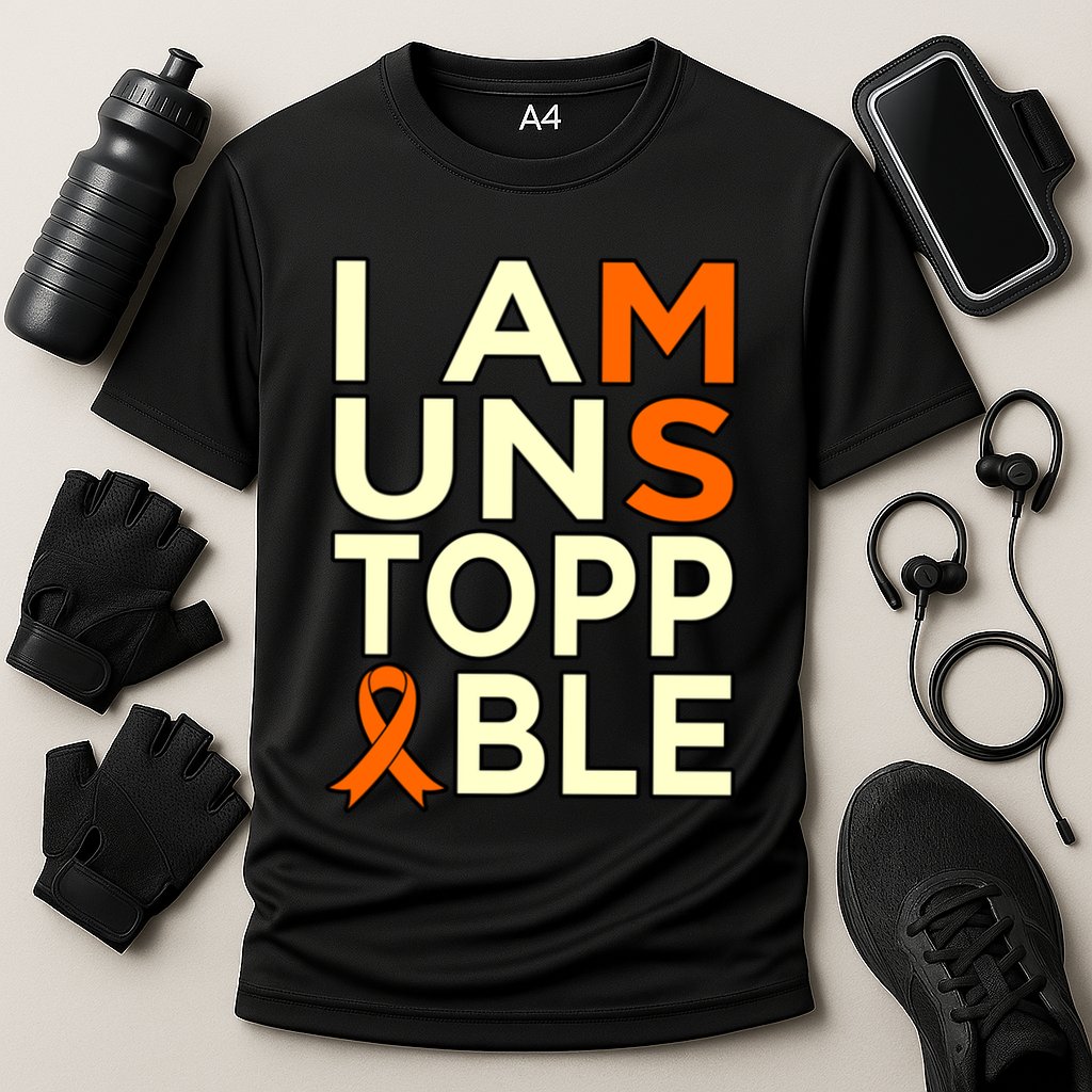 Unstoppable Multiple Sclerosis Awareness Support Graphic Cute Gift Performance Shirt