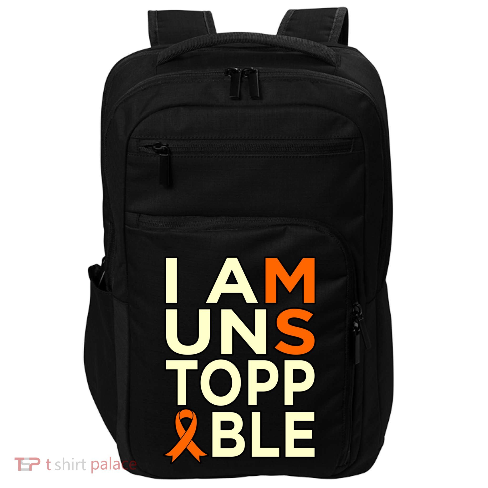 Unstoppable Multiple Sclerosis Awareness Support Graphic Cute Gift Impact Tech Backpack