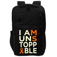 Unstoppable Multiple Sclerosis Awareness Support Graphic Cute Gift Impact Tech Backpack
