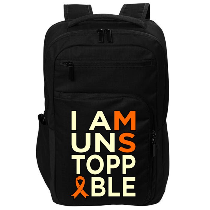 Unstoppable Multiple Sclerosis Awareness Support Graphic Cute Gift Impact Tech Backpack