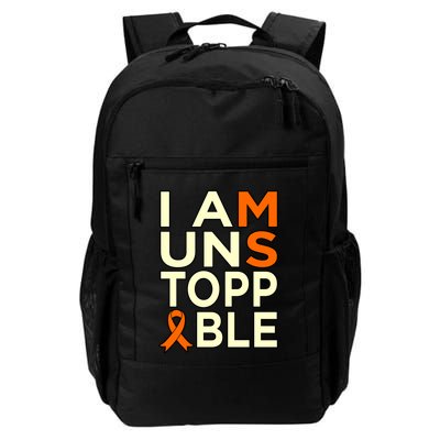 Unstoppable Multiple Sclerosis Awareness Support Graphic Cute Gift Backpack