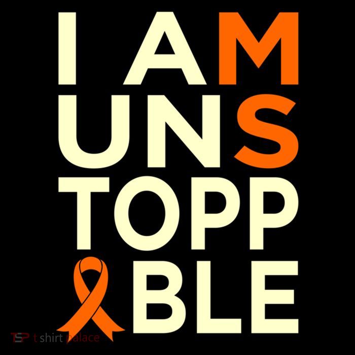 Unstoppable Multiple Sclerosis Awareness Support Graphic Cute Gift Drawstring Bag