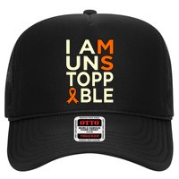 Unstoppable Multiple Sclerosis Awareness Support Graphic Cute Gift Trucker Hat