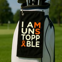 Unstoppable Multiple Sclerosis Awareness Support Graphic Cute Gift Golf Towel