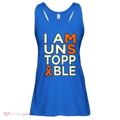 Unstoppable Multiple Sclerosis Awareness Support Graphic Cute Gift Ladies Essential Flowy Tank