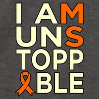 Unstoppable Multiple Sclerosis Awareness Support Graphic Cute Gift Vector Backpack