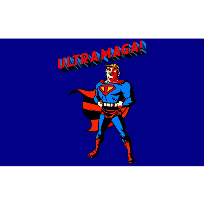 Ultra MAGA Superhero Parody Trump 2024 Anti Biden Bumper Sticker