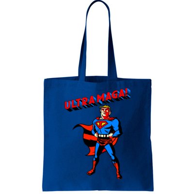 Ultra MAGA Superhero Parody Trump 2024 Anti Biden Tote Bag