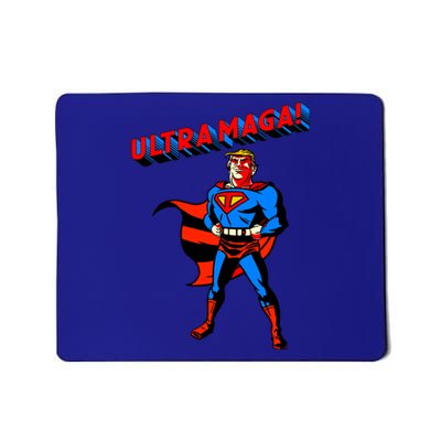 Ultra MAGA Superhero Parody Trump 2024 Anti Biden Mousepad