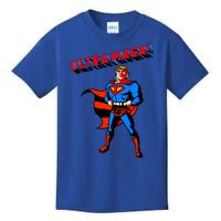 Ultra MAGA Superhero Parody Trump 2024 Anti Biden Kids T-Shirt