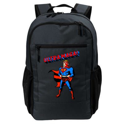 Ultra MAGA Superhero Parody Trump 2024 Anti Biden Daily Commute Backpack