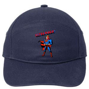 Ultra MAGA Superhero Parody Trump 2024 Anti Biden 7-Panel Snapback Hat