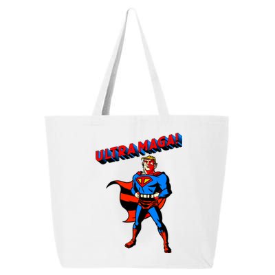 Ultra MAGA Superhero Parody Trump 2024 Anti Biden 25L Jumbo Tote