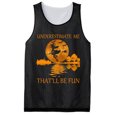 Underestimate Me That'll Be Fun Witch Mesh Reversible Basketball Jersey Tank