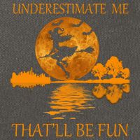 Underestimate Me That'll Be Fun Witch Cotton Canvas Backpack