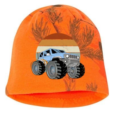 Unique Monster Truck Funny Gift Retro Vintage Meaningful Gift Kati - Camo Knit Beanie