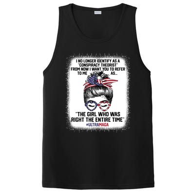 Ultra Maga Trump Was Right Entire Time Bleached Meaningful Gift PosiCharge Competitor Tank