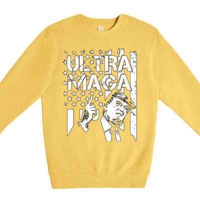 Ultra Maga: The Trump 2024 Republican Revival Premium Crewneck Sweatshirt