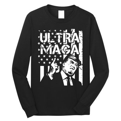 Ultra Maga: The Trump 2024 Republican Revival Long Sleeve Shirt