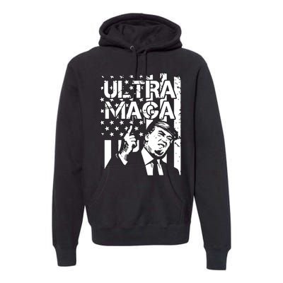 Ultra Maga: The Trump 2024 Republican Revival Premium Hoodie